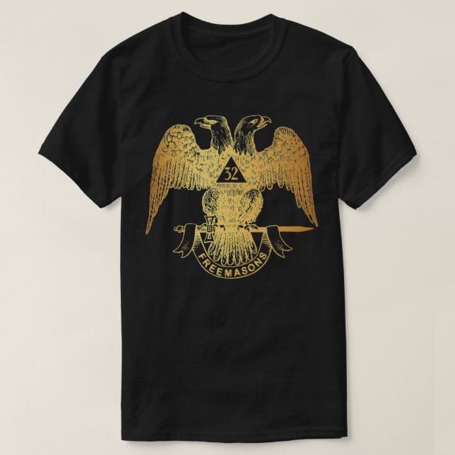 Scottish Rite Eagle 32nd Degree - Freemason Gifts  T-Shirt (Design vorne)