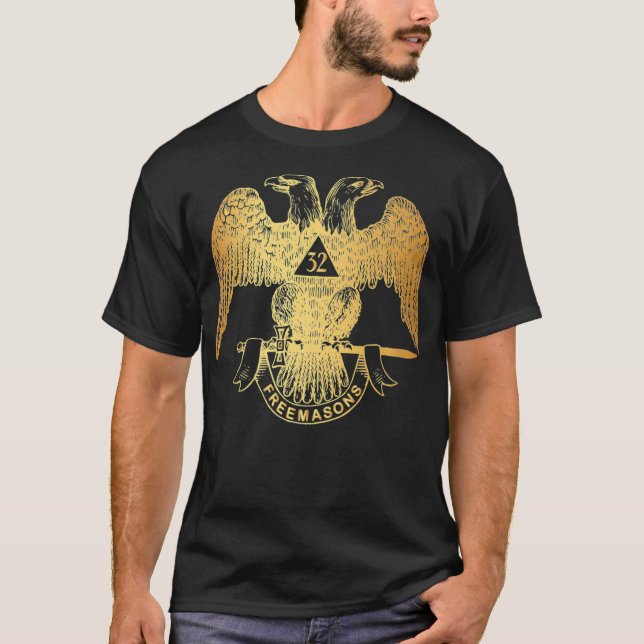 Scottish Rite Eagle 32nd Degree - Freemason Gifts  T-Shirt (Vorderseite)