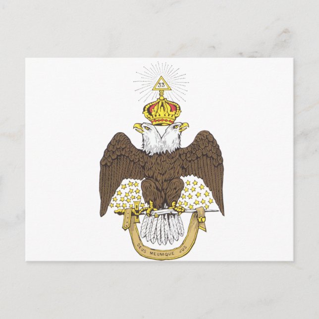 Scottish Rite Postkarte (Vorderseite)