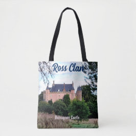 Scottish Ross Clan Balnagown Castle Tote Bag