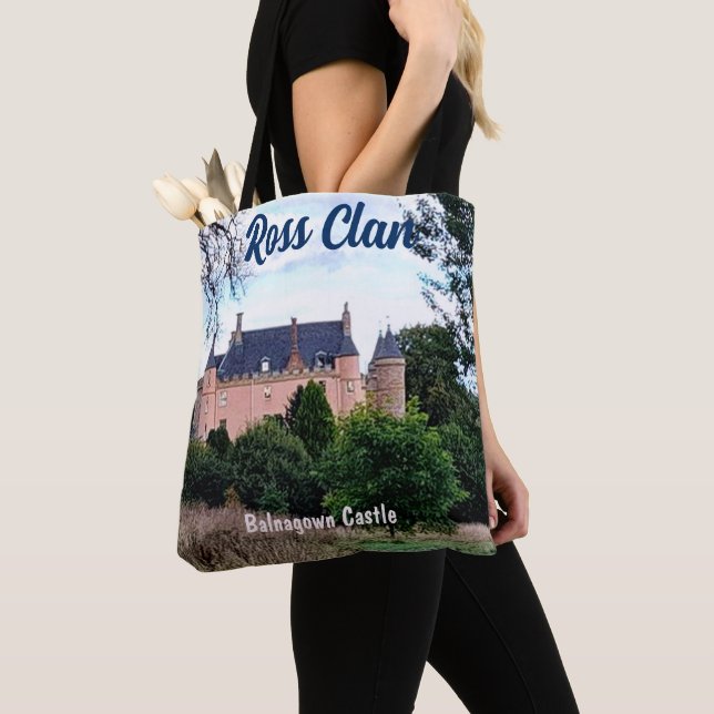 Scottish Ross Clan Balnagown Castle Tote Bag (Von Nahem)