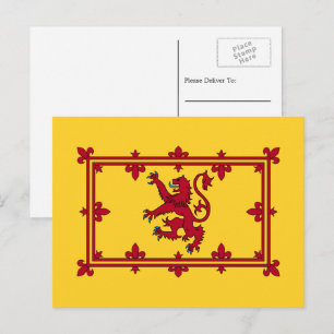 Scottish Royal Banner, Schottland Postkarte