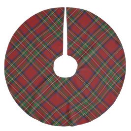 Scottish Royal Stewart Tartan Polyester Weihnachtsbaumdecke