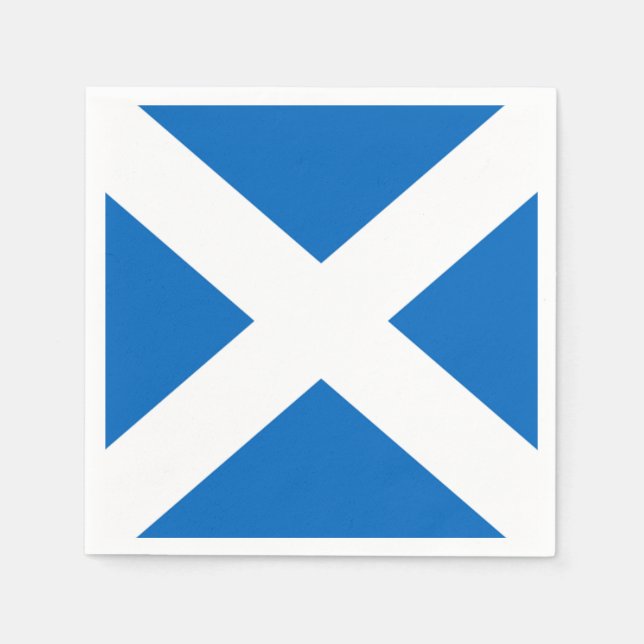 Scottish Salreifen Party Serviette (Vorderseite)