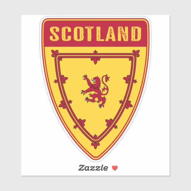 Scottish Shield Aufkleber (Blatt)