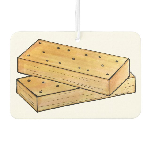 Scottish Shortbread Biscuits Cookies British Food Autolufterfrischer (Vorderseite)