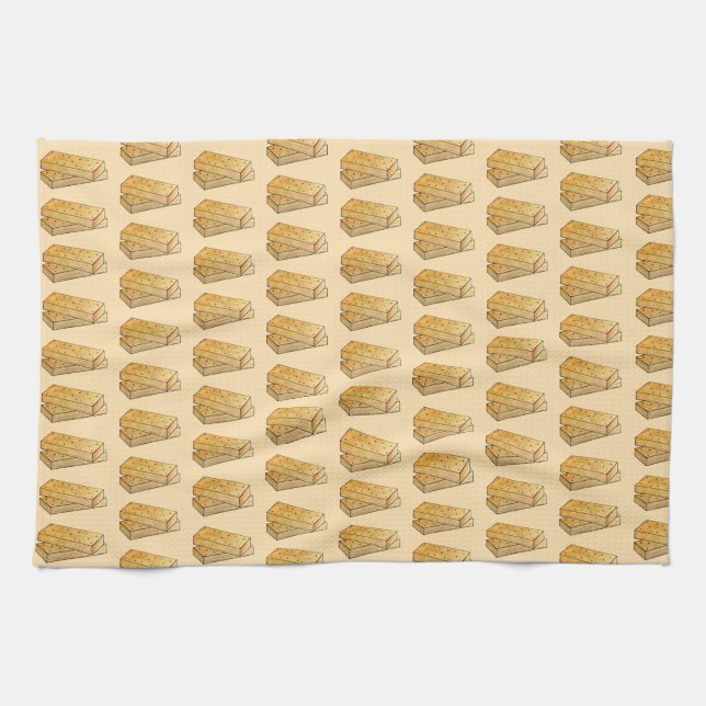Scottish Shortbread Tea Biscuits British Bakery Geschirrtuch (Horizontal)