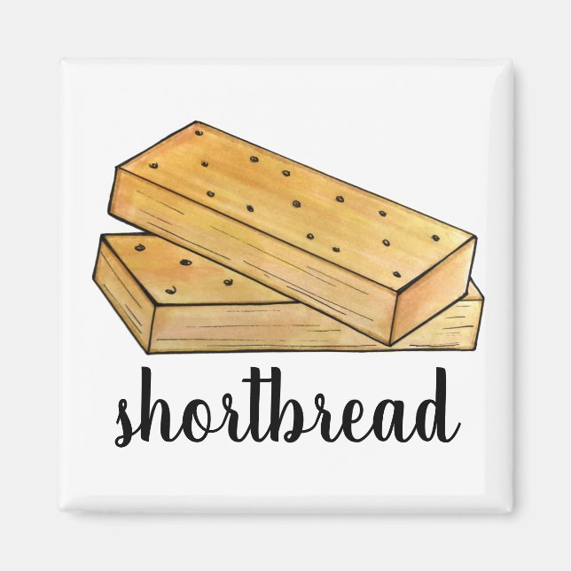 Scottish Shortbread Tea Biscuits British Bakery Magnet (Vorne)