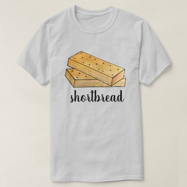 Scottish Shortbread Tea Biscuits British Bakery T-Shirt (Design vorne)