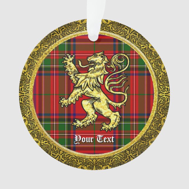 Scottish Style Lion Rampant Ornament (Vorderseite)