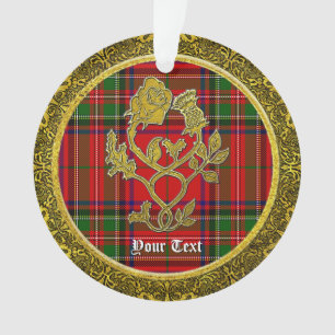 Scottish Style Rose und Thistle Ornament