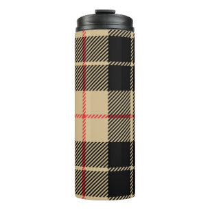  Scottish Tartan Checkered Kariert Pattern     Thermosbecher