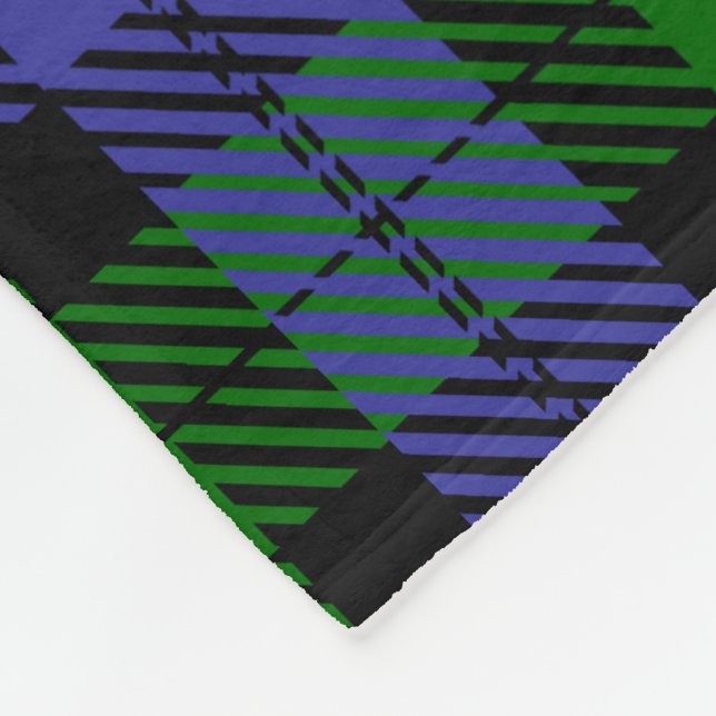 Scottish Tartan Fleecedecke (Ecke)