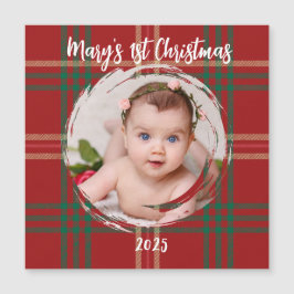 Scottish Tartan Heritage Customizable Magnetkarte