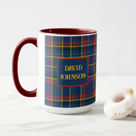 Scottish Tartan Kariert Clan Vintag Pattern Tasse