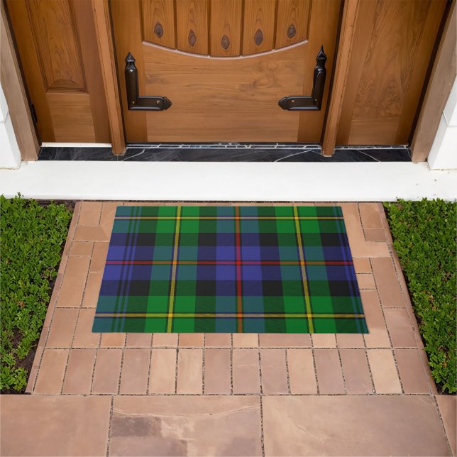 Scottish Tartan Kariert Fußmatte (Außenbereich)