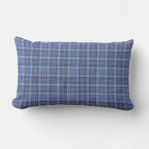 Scottish Tartan Kariert mit blauem Karo Lendenkissen