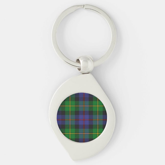 Scottish Tartan Kariert Schlüsselanhänger (Vorderseite)