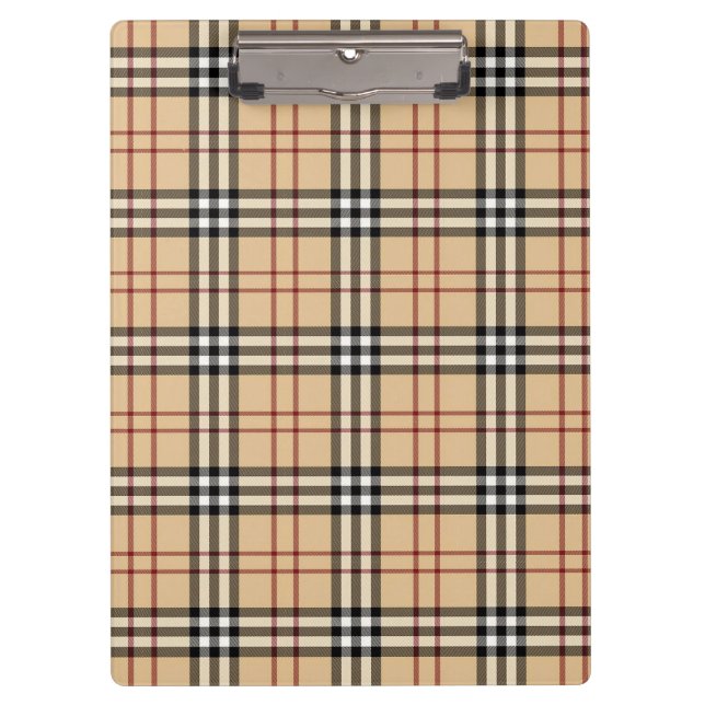Scottish Tartan Pattern     Klemmbrett (Vorderseite)