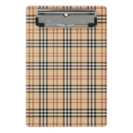 Scottish Tartan Pattern Mini Klemmbrett