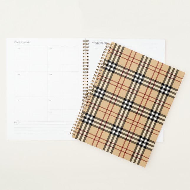 Scottish Tartan Pattern Planer (Anzeige)
