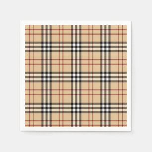 Scottish Tartan Pattern Serviette
