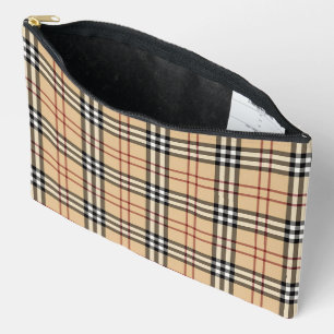 Scottish Tartan Pattern Zubehörtasche