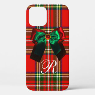 SCOTTISH TARTAN UND RED GREEN BOWS CHRISTMAS PARTY Case-Mate iPhone HÜLLE