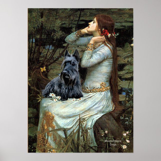Scottish Terrier 2 - Ophelia Sitzplatz Poster (Vorne)