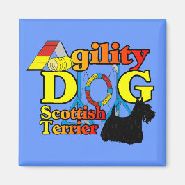 Scottish_Terrier_Agility Magnet