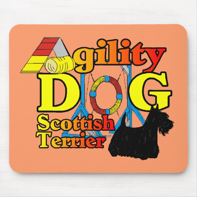 Scottish_Terrier_Agility Mousepad (Vorne)