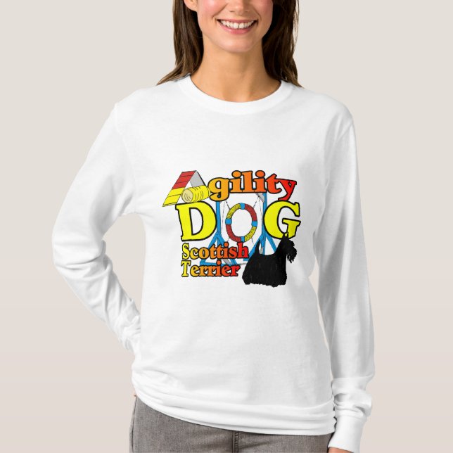 Scottish_Terrier_Agility T-Shirt (Vorderseite)
