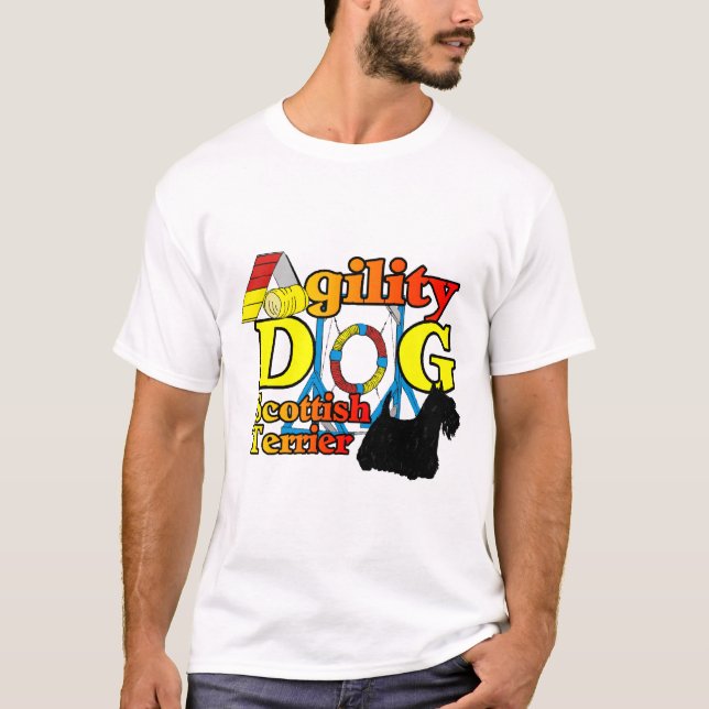 Scottish_Terrier_Agility T-Shirt (Vorderseite)