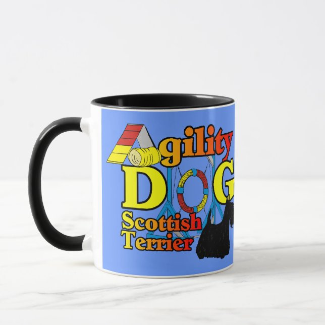 Scottish_Terrier_Agility Tasse (Links)