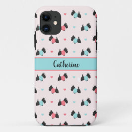 Scottish Terrier and Hearts Case-Mate iPhone Hülle