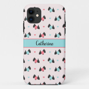Scottish Terrier and Hearts Case-Mate iPhone Hülle