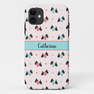 Scottish Terrier and Hearts Case-Mate iPhone Hülle