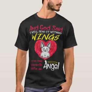 Scottish Terrier Angel without Wings Pet T-Shirt