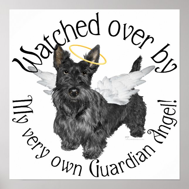 Scottish Terrier Angels Poster (Vorne)