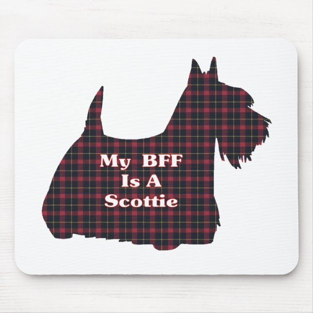 Scottish Terrier BESTE FREUNDIN Gifts Mousepad (Vorne)