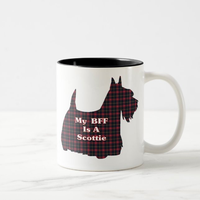 Scottish Terrier BESTE FREUNDIN Tasse (Rechts)