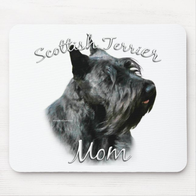 Scottish Terrier (blk) Mama 2 Mousepad (Vorne)