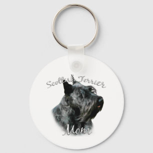 Scottish Terrier (blk) Mama 2 Schlüsselanhänger
