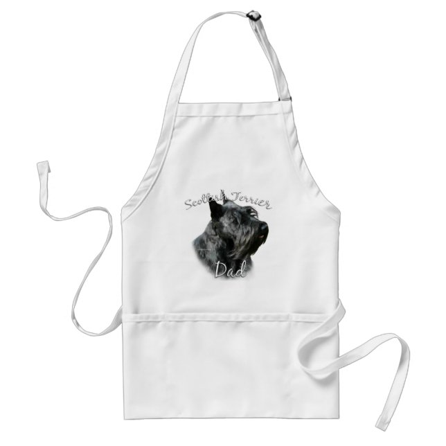 Scottish Terrier (blk) Vater 2 Schürze (Vorne)