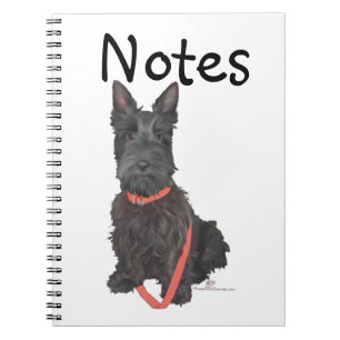 Scottish Terrier Blüh Notizblock