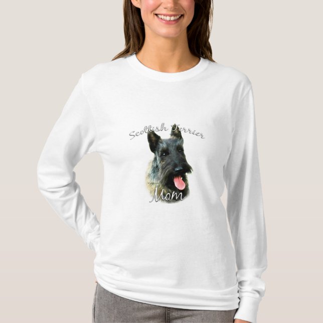 Scottish Terrier (brindle) Mama 2 T-Shirt (Vorderseite)