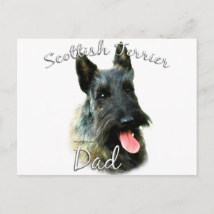 Scottish Terrier (brindle) Vater 2 Postkarte