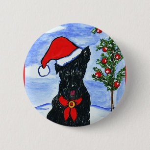 Scottish Terrier Button