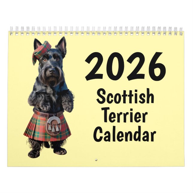 Scottish Terrier Calendar Kalender (Titelbild)