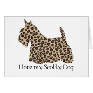 Scottish Terrier Cheetah Print